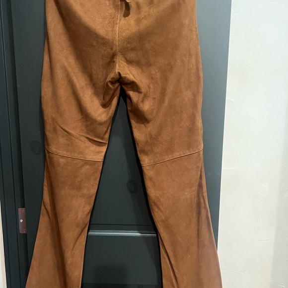 Ralph Lauren Vintage 100% Suede Leather Pants Size 8 - Picture 5 of 7